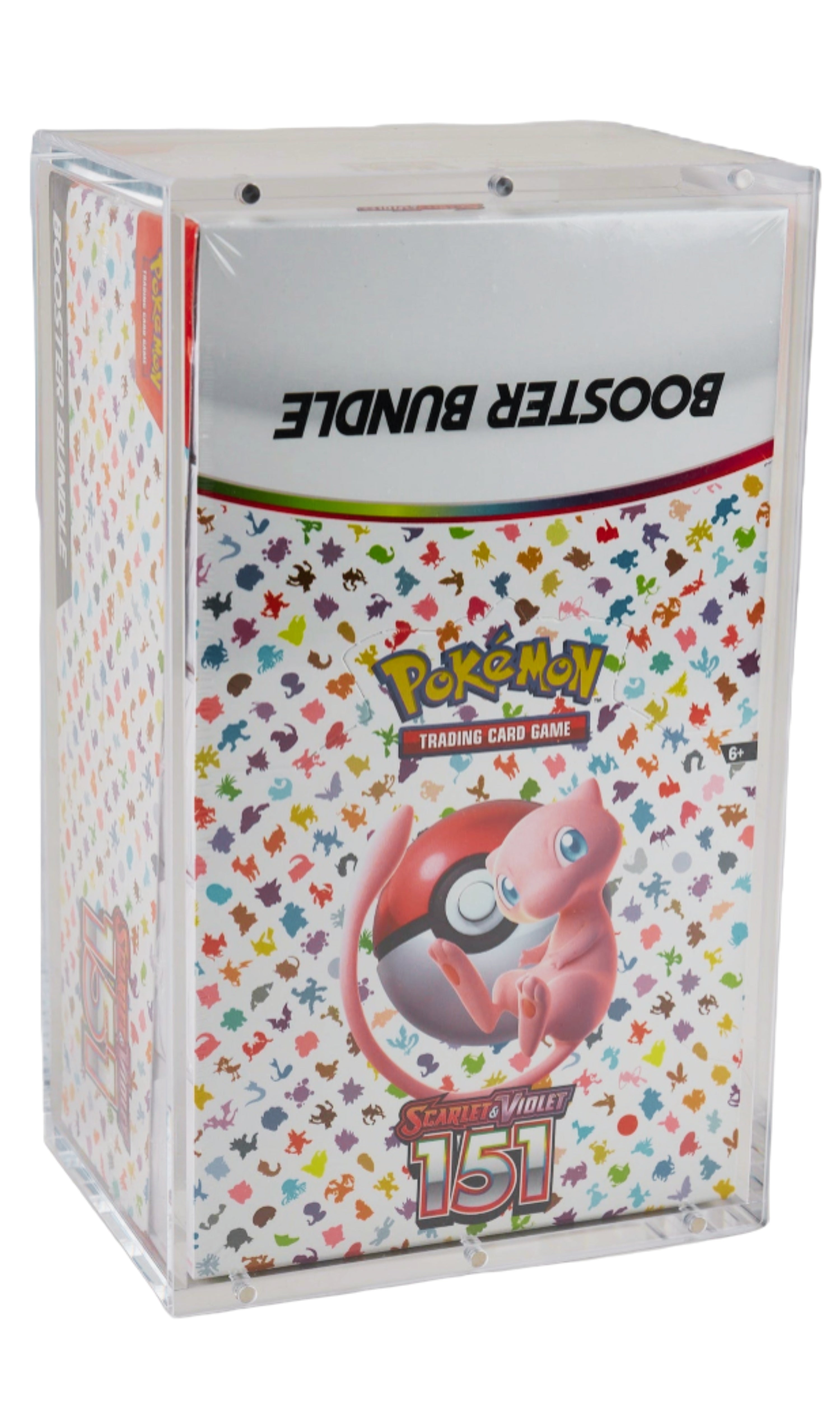 Pokemon TCG 151 Display Case Booster Bundle 10X Boxes Sealed with Acrylic Case (New Sealed Case)